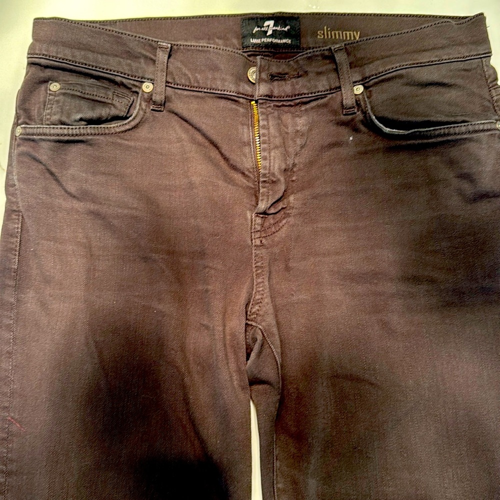 Seven for all Mankind, men’s size 34, basically unworn condition.